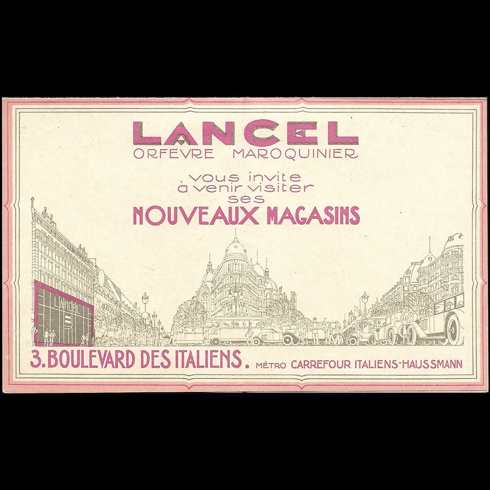 Lancel - Lancel Vous Invite À Venir Visiter Ses Nouveaux Locaux (1927) 2
