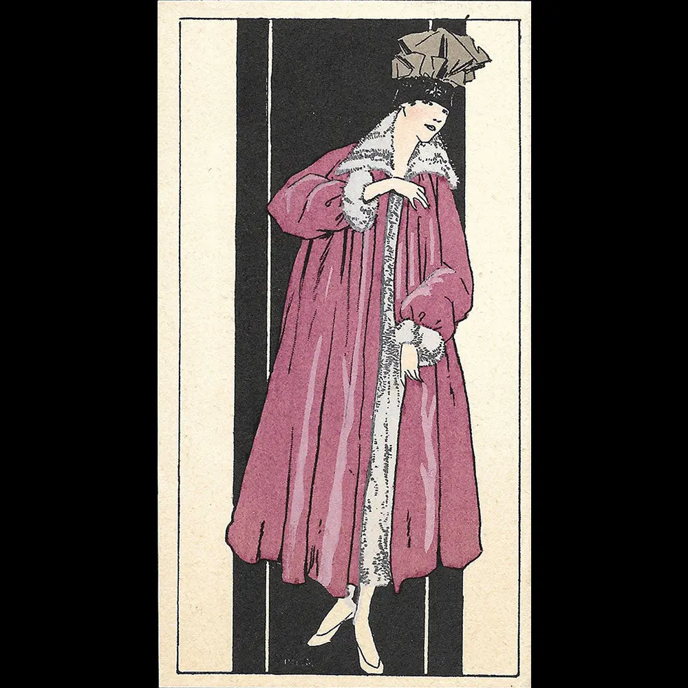 Les Elégances Parisiennes (Septembre 1916) - Manteau De Faille De Lanvin 1