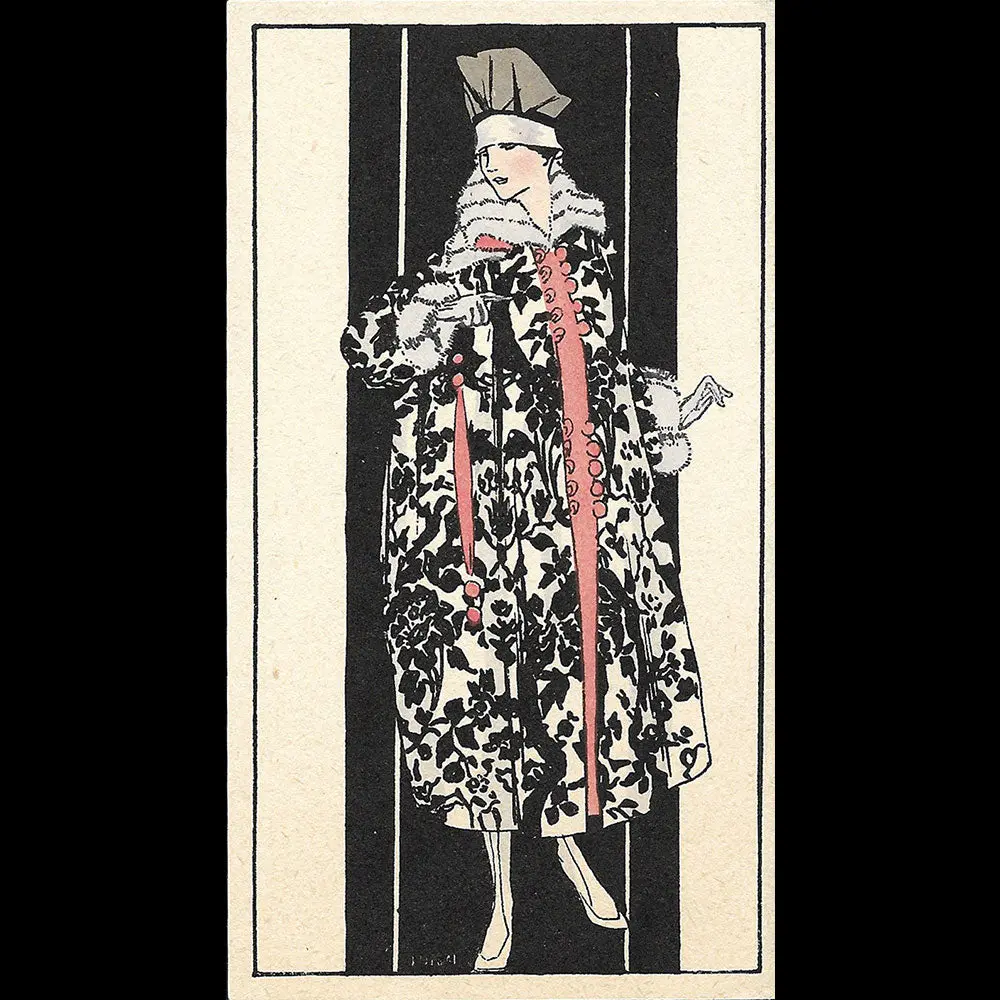 Les Elégances Parisiennes (Septembre 1916) - Manteau De Satin De Lanvin 1