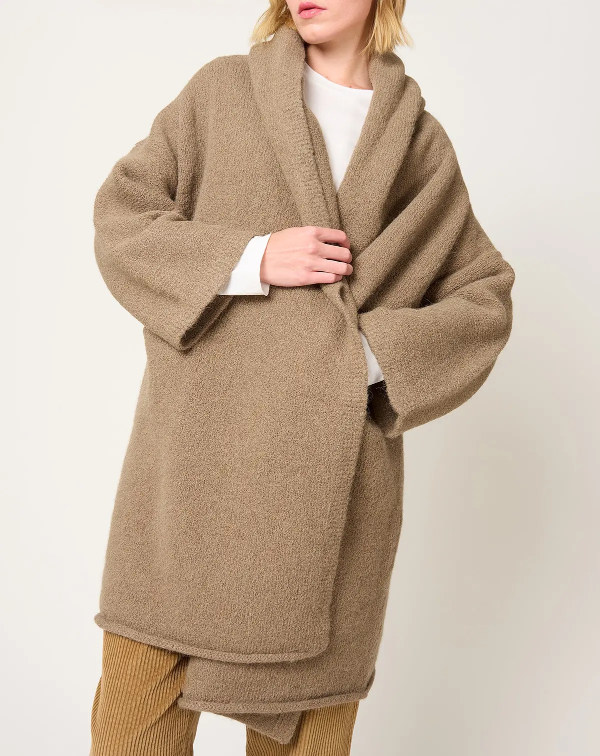 Capote Coat In Tobacco 1