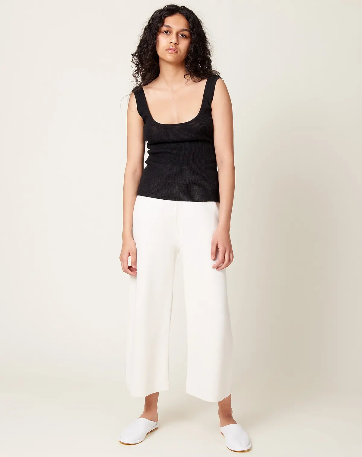 Double Knit Pants Bone 1