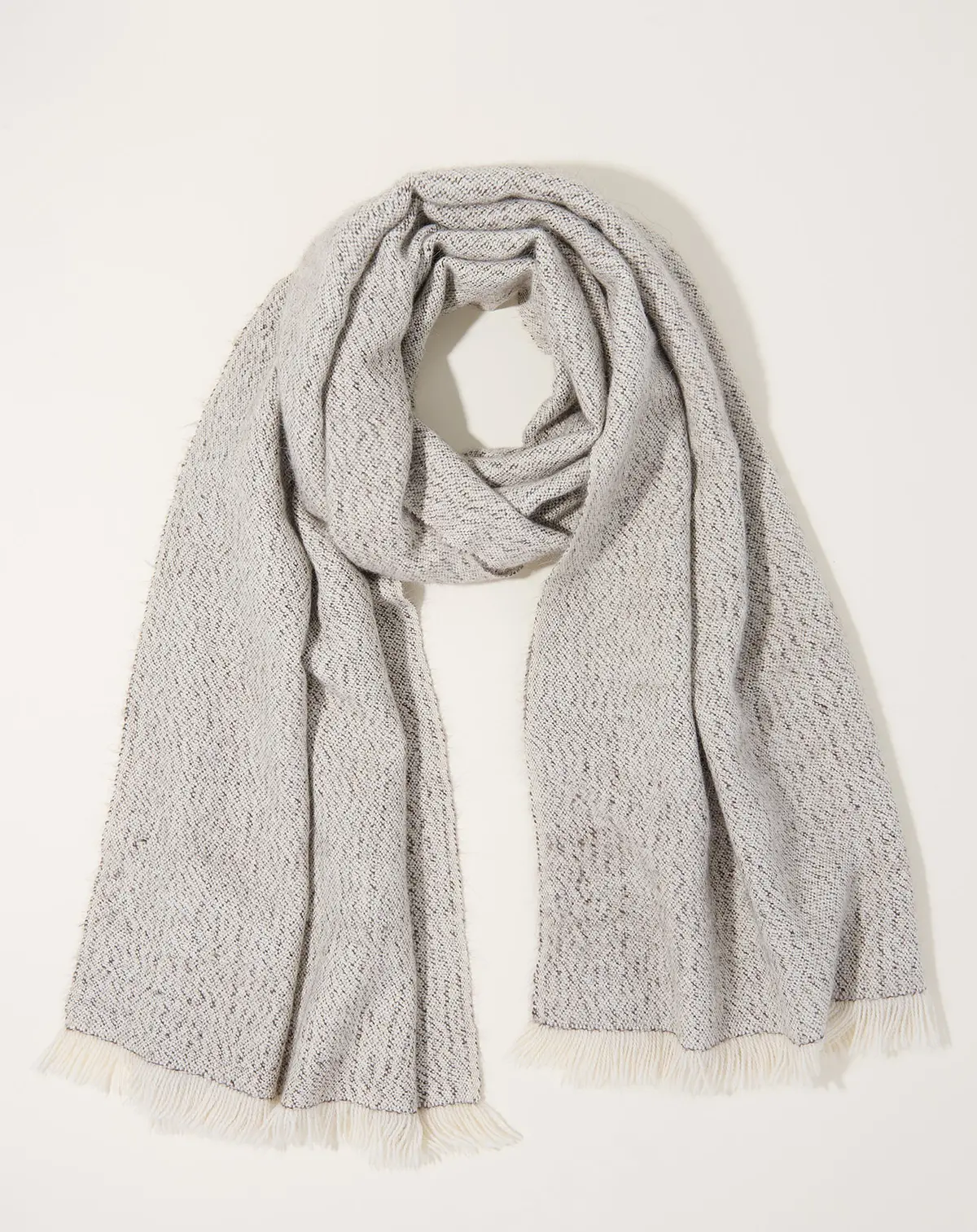 Handwoven Speckle Wrap In Blackened 1
