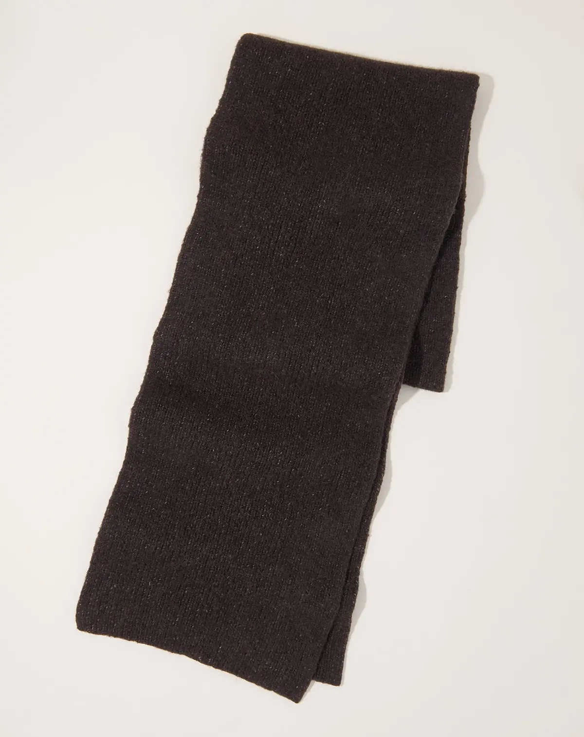 Loft Rib Scarf In Coal 1