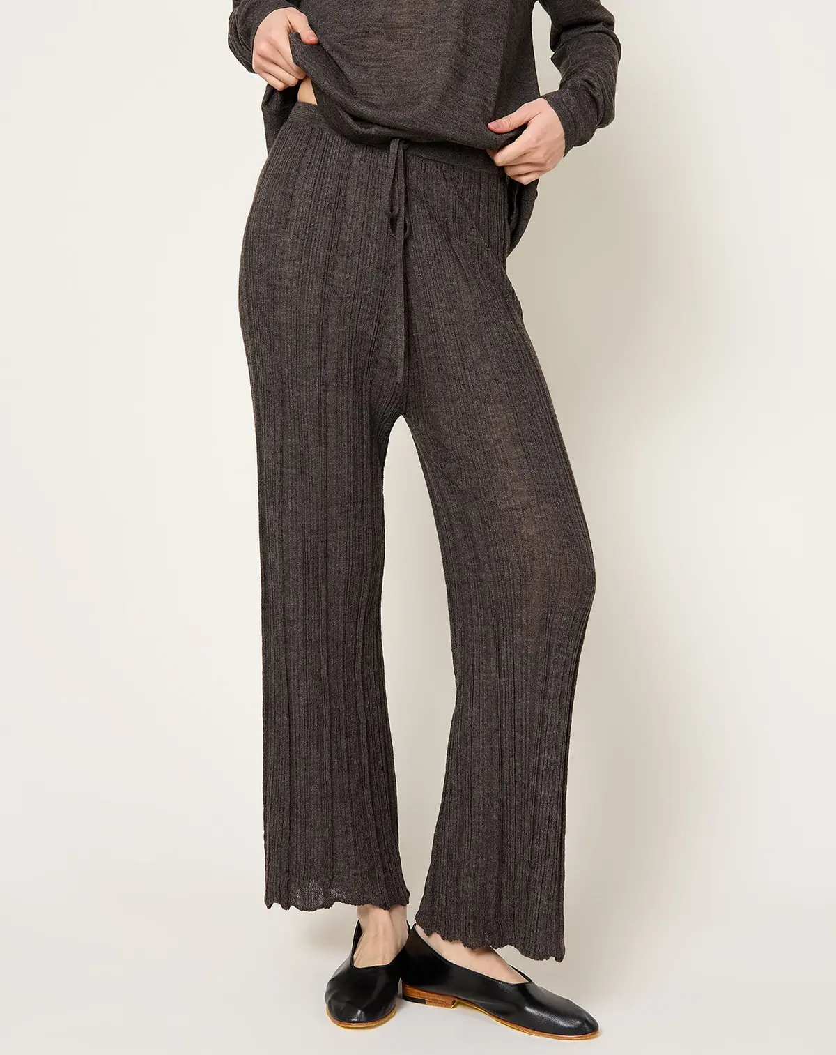 Plisse Pants In Blackened 1