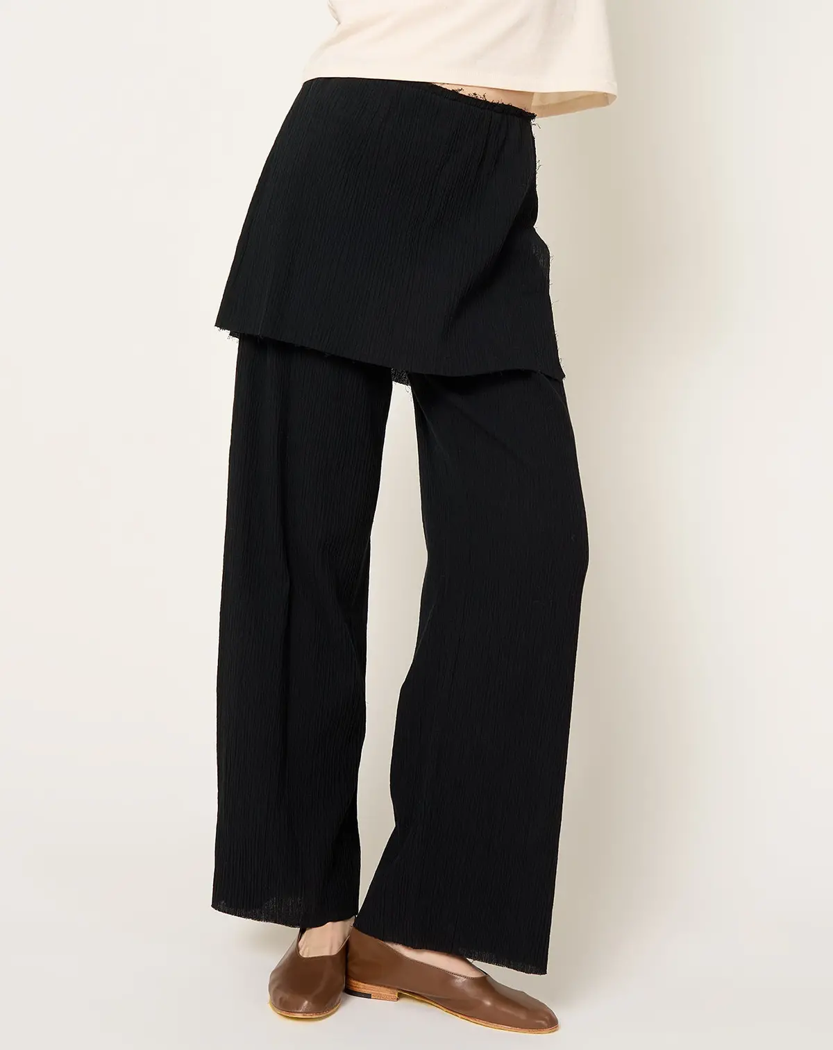 Raw Layer Pants In Black 1