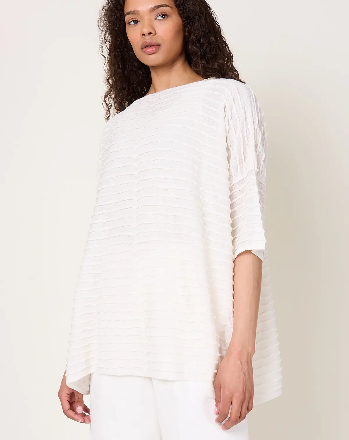 Ripple Top In Bone 1