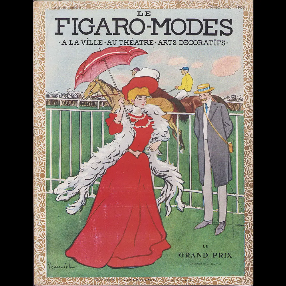 Le Figaro-Modes, Juin 1905, Couverture De Jeanniot 1