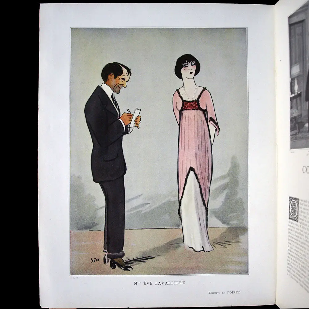Le Théâtre (15 Novembre 1910), Eve Lavalière En Poiret Par Sem 2