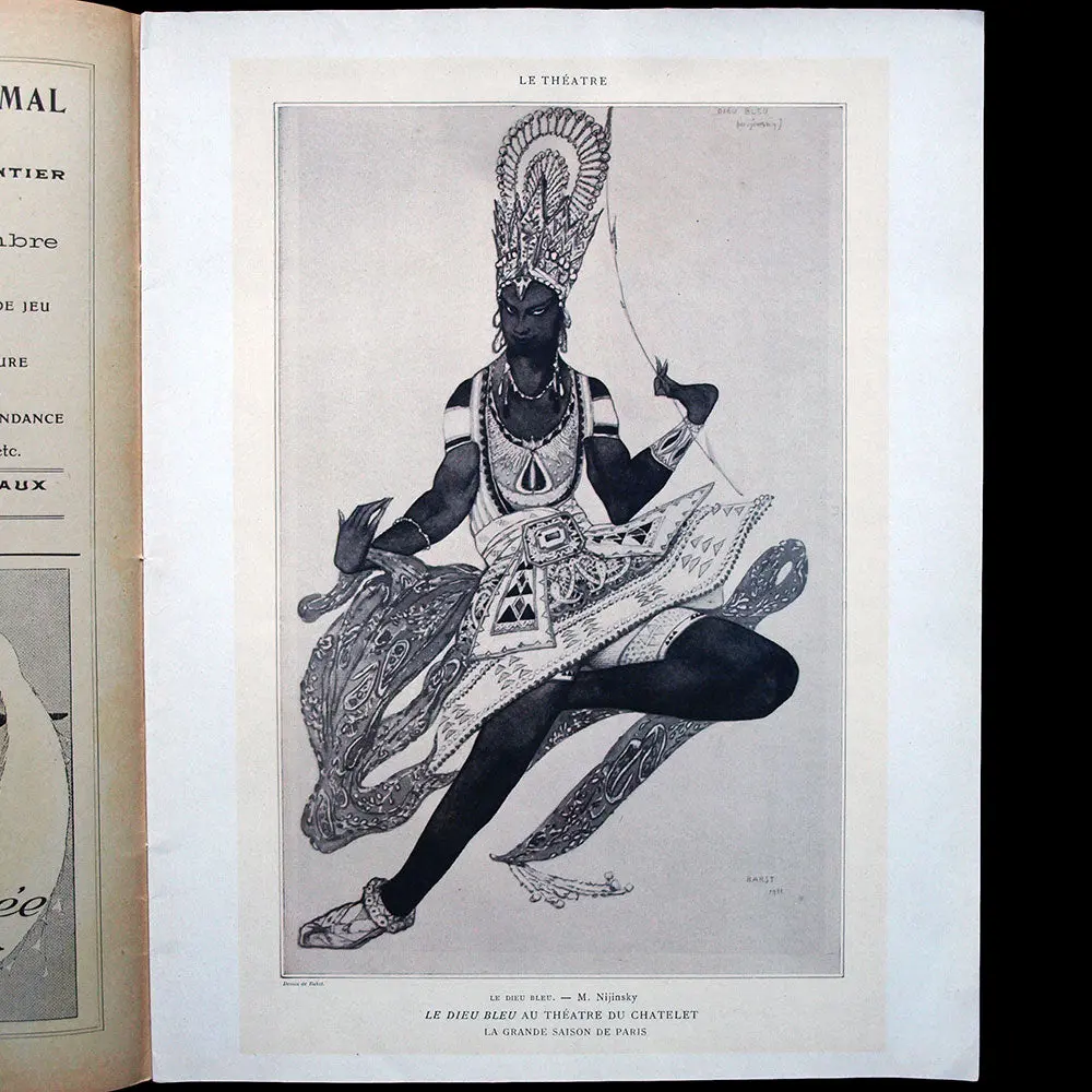 Le Théâtre (15 Mai 1912), Le Dieu Bleu, Ballets Russes 2