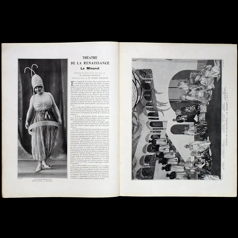 Le Théâtre (1Er Mai 1913), Le Minaret, Costumes De Paul Poiret 2