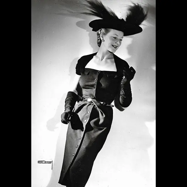 Lucien Lelong - Robe, Photographie D'erik Holmen (1946) 1