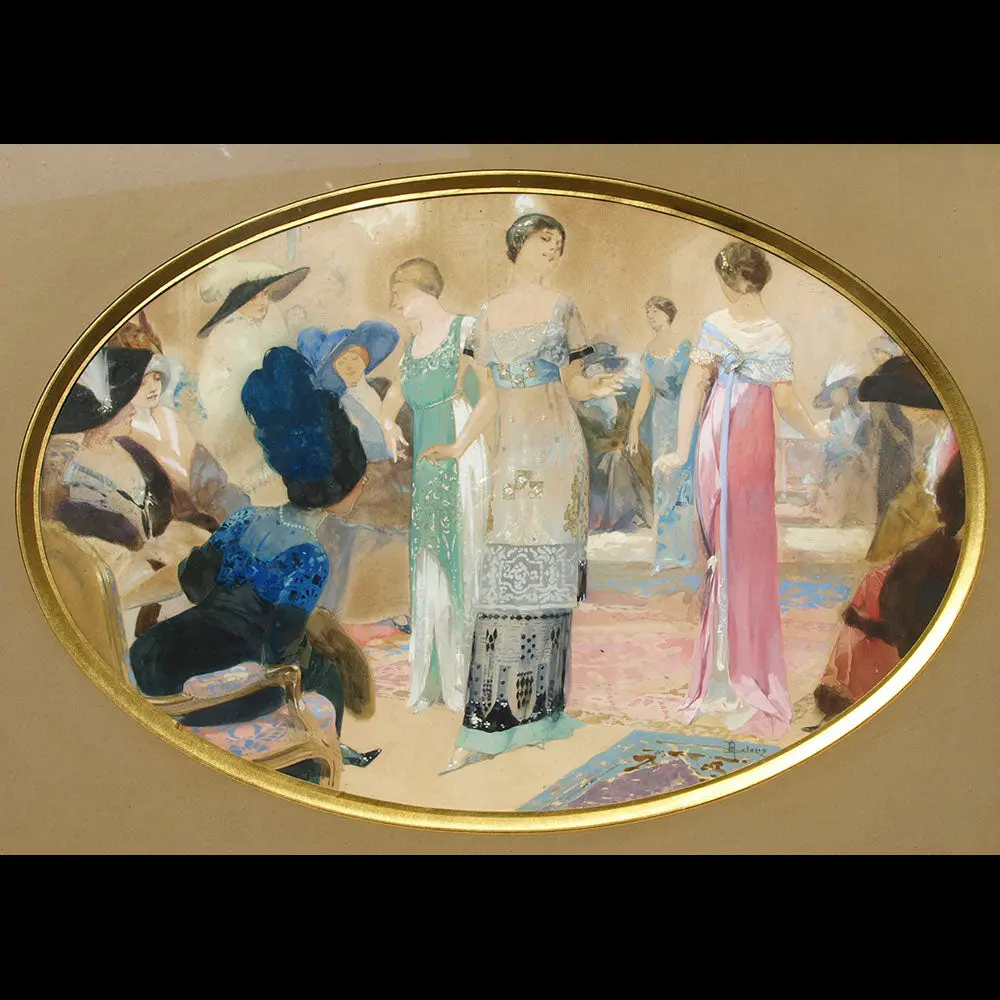René Lelong - De 4 À 6 Chez Zimmermann, Présentation À La Maison De Couture (1912) 2