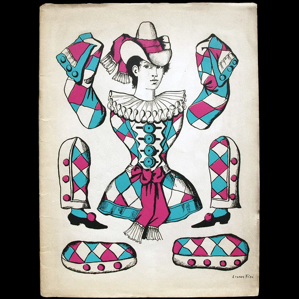 La Revue Fantasque - Programme De La Soirée Du 25 Juin 1952, Couverture De Leonor Fini 1