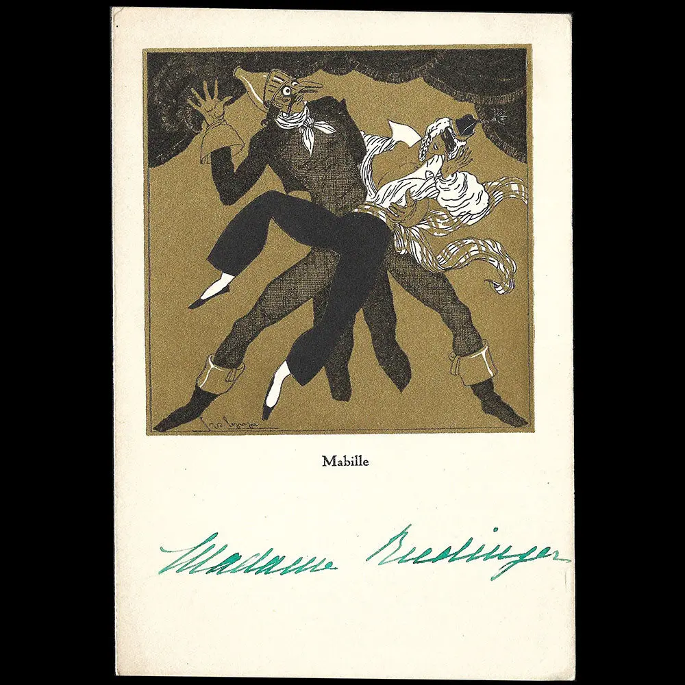 Georges Lepape - Ali Baba, Mabille, L'eventail, Ensemble De Menus Illustrés (1929) 1