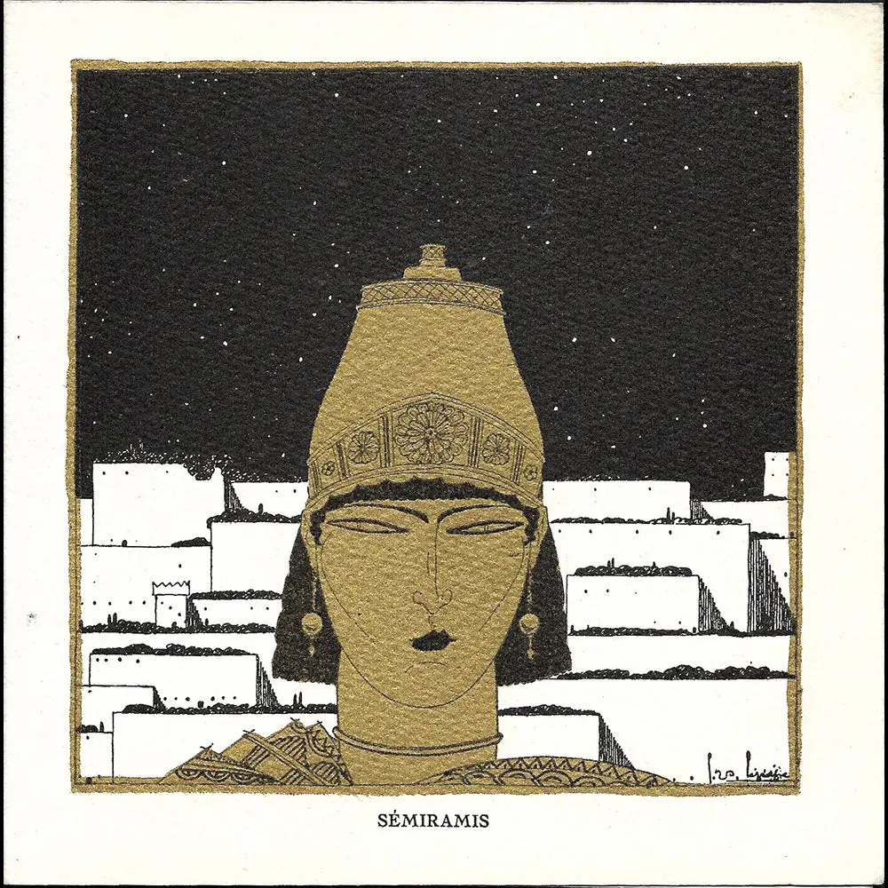 Georges Lepape - Semiramis (1924) 1