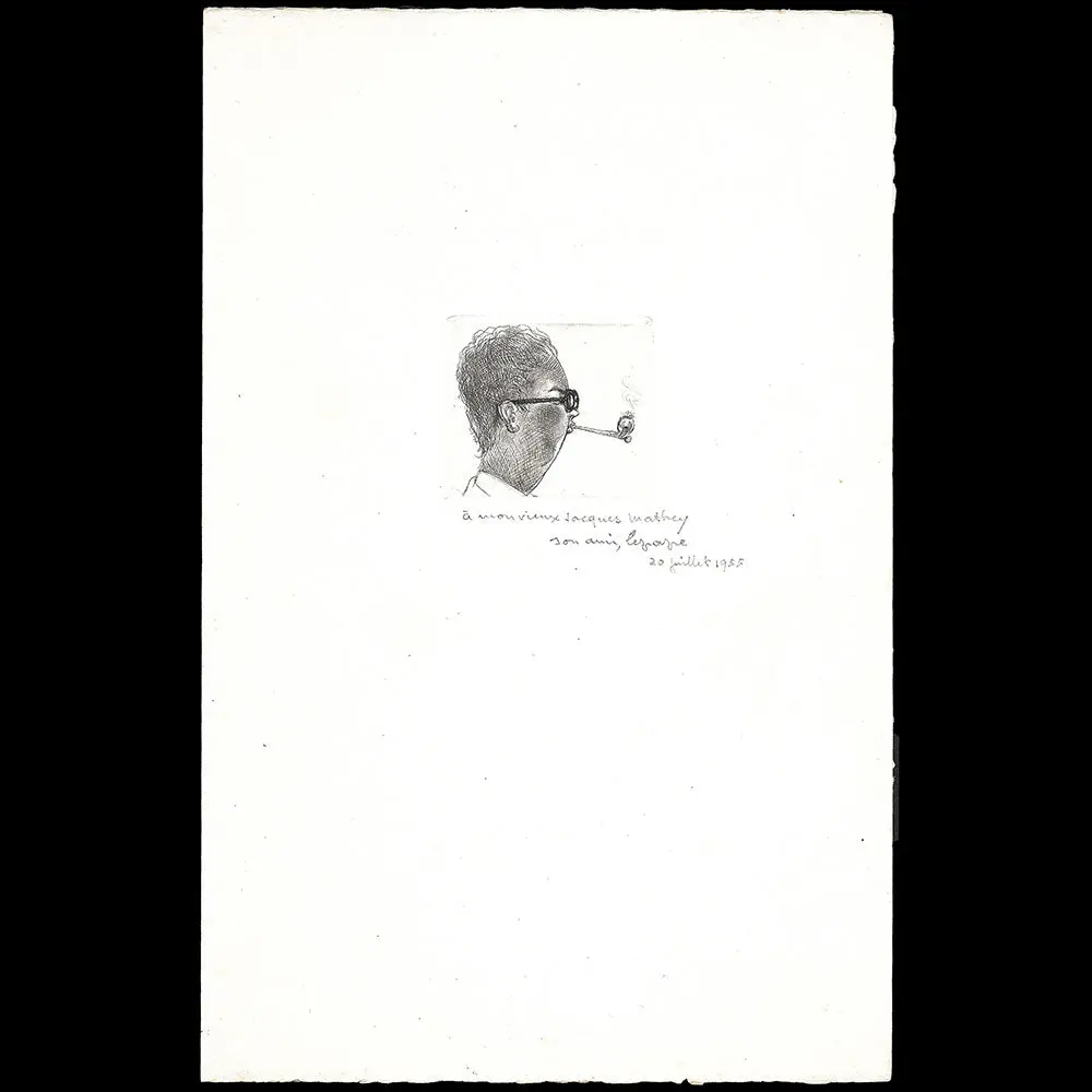 Georges Lepape - Autoportrait À La Pipe (1949) 1