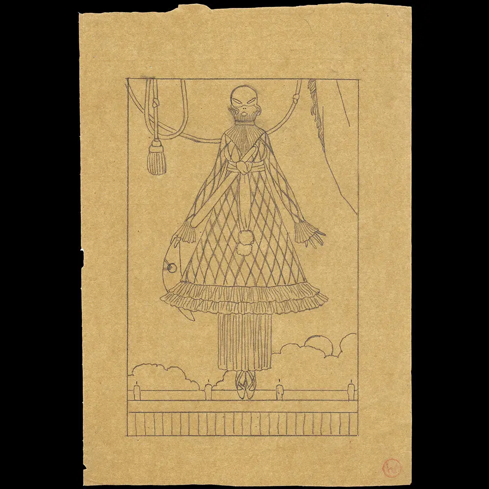 Modes Et Manières D'aujourd'hui - Le Travesti, Dessin De Georges Lepape Pour La Planche Xii (1912) 2