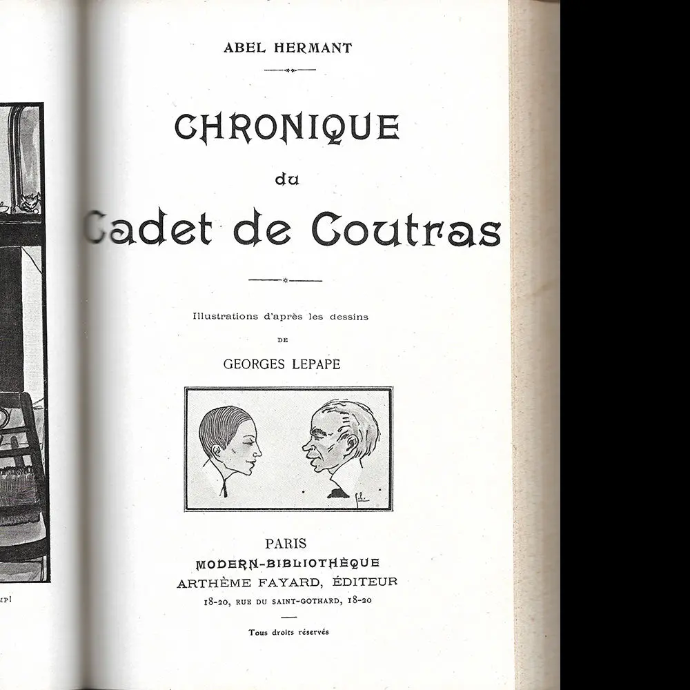 Abel Hermant - Chronique Du Cadet De Coutras, Illustrations De Georges Lepape (1912) 2