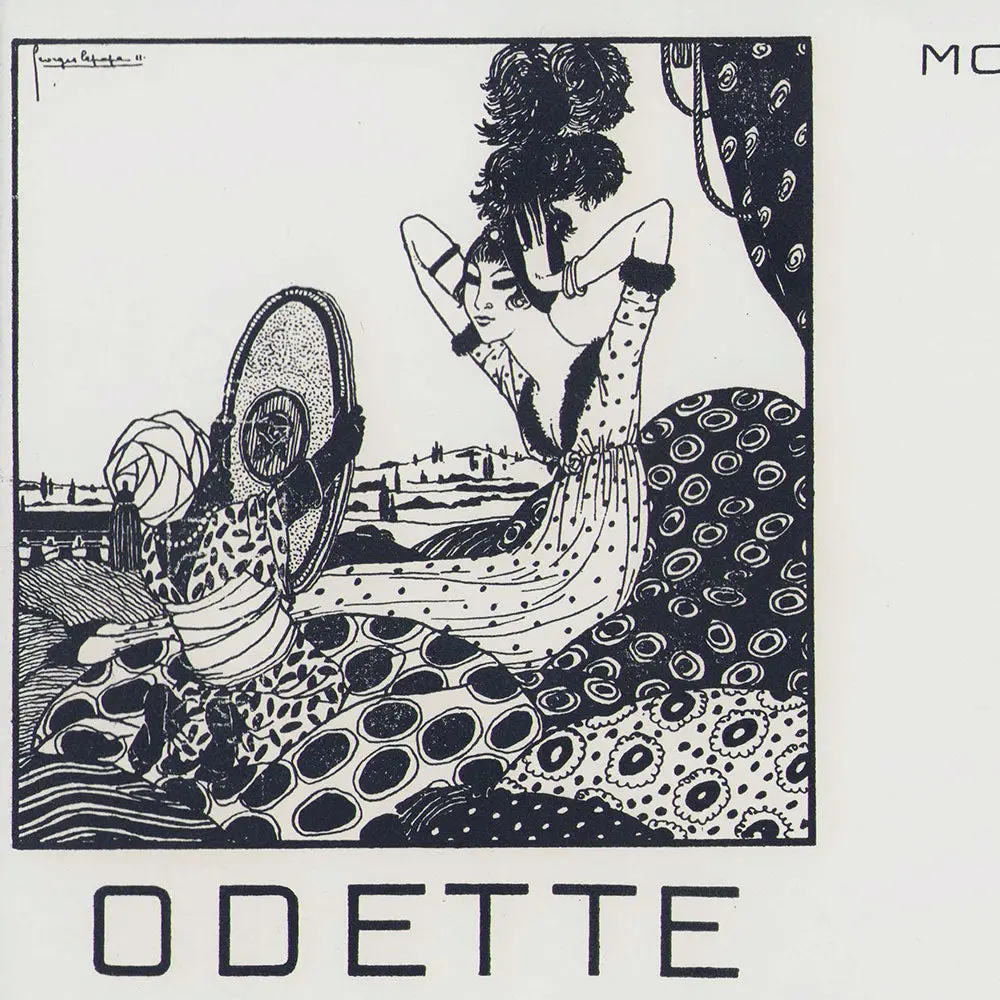 Odette - Document De La Maison De Modes Illustré Par Georges Lepape, 9 Rue Richepanse À Paris (Cira 1911) 2