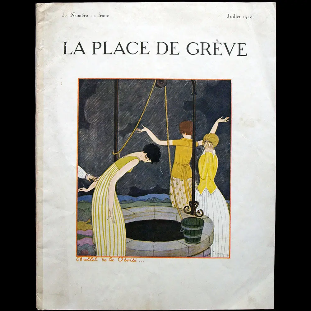 La Place De Grève (Juillet 1920), Couverture De Georges Lepape 1