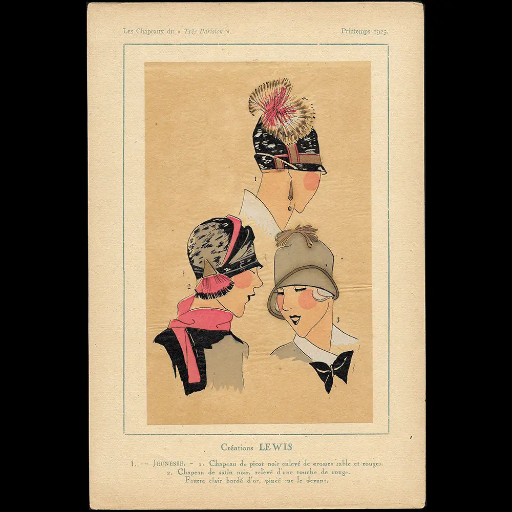 Les Chapeaux Du Très Parisien (Printemps 1925) 2
