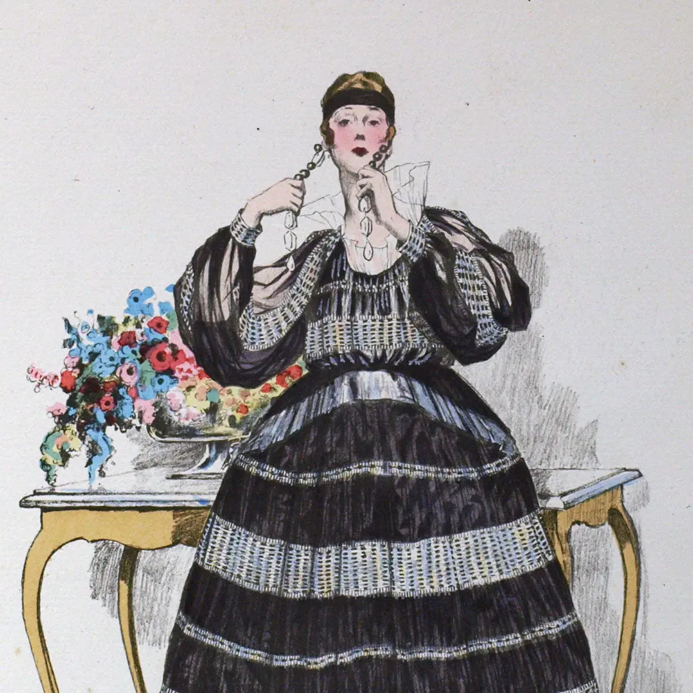 Lanvin - Velasquez, Gravure Des Elégances Parisiennes (1916) 2