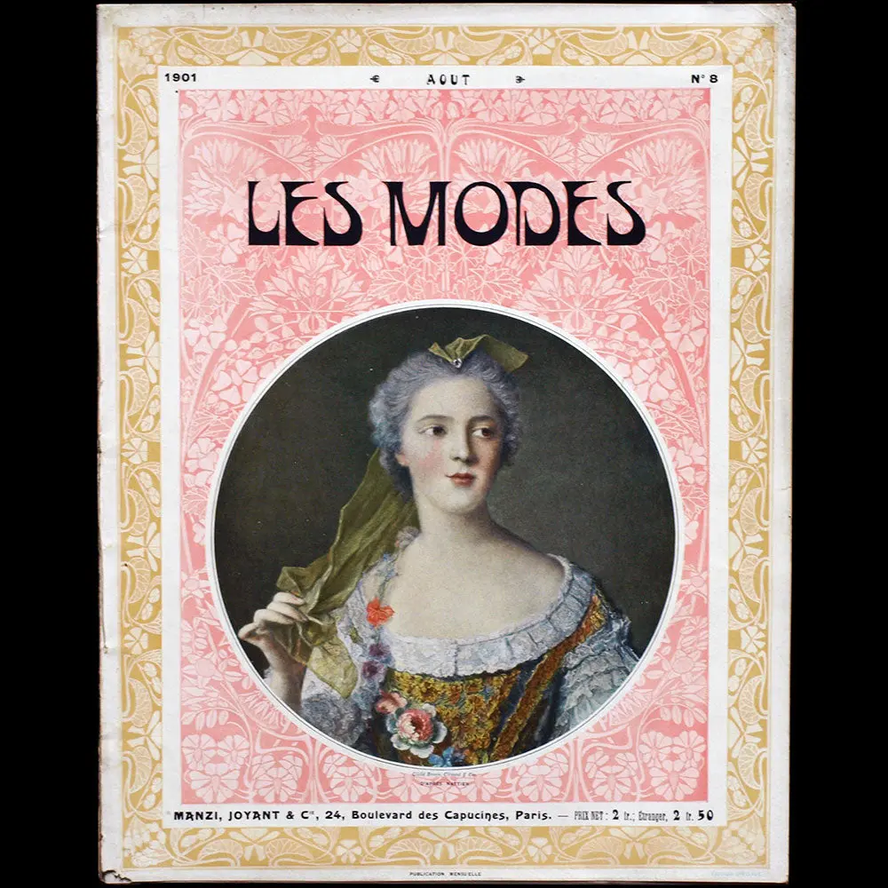 Les Modes (Août 1901), Couverture De Nattier 1