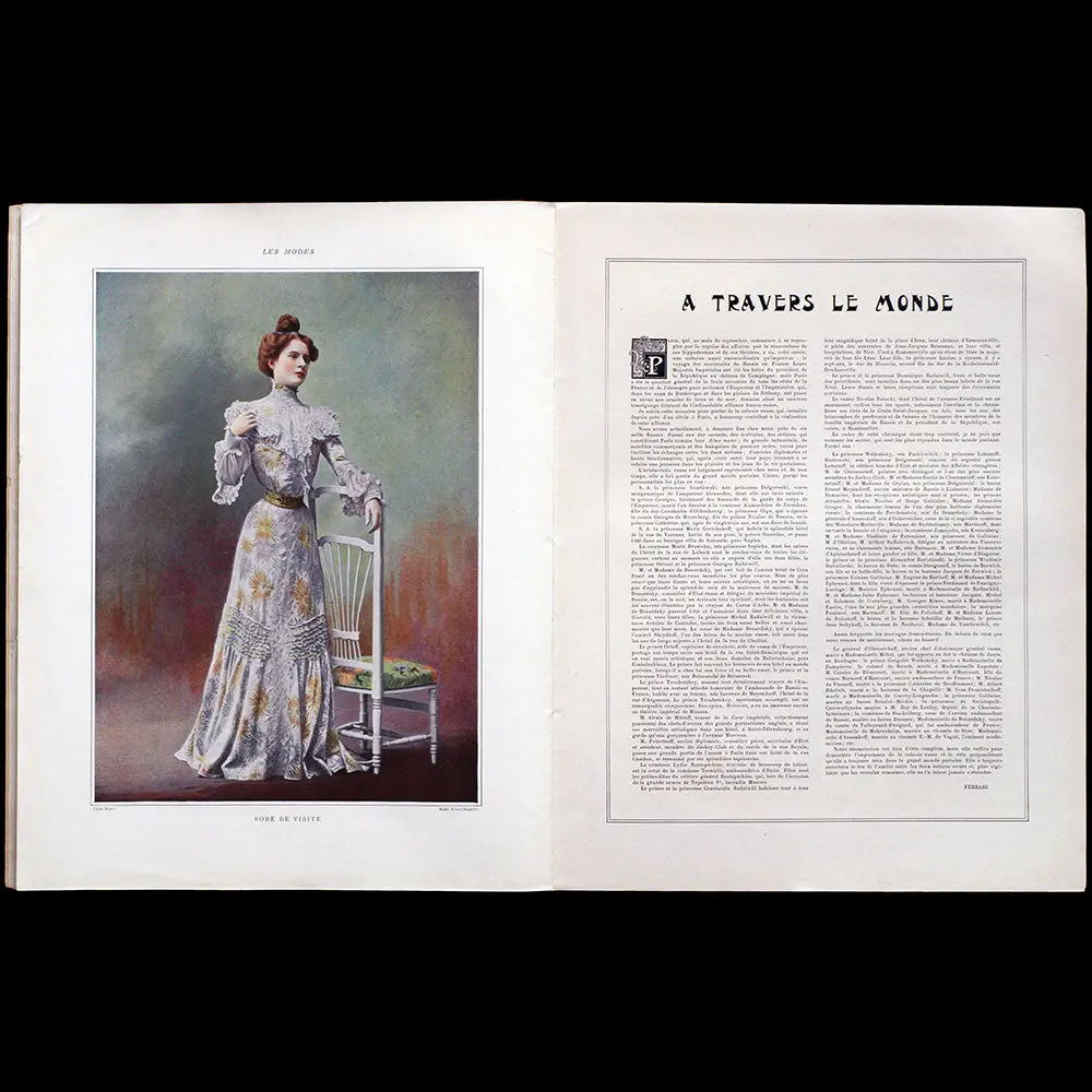 Les Modes (Septembre 1901), Couverture De Tofano 2