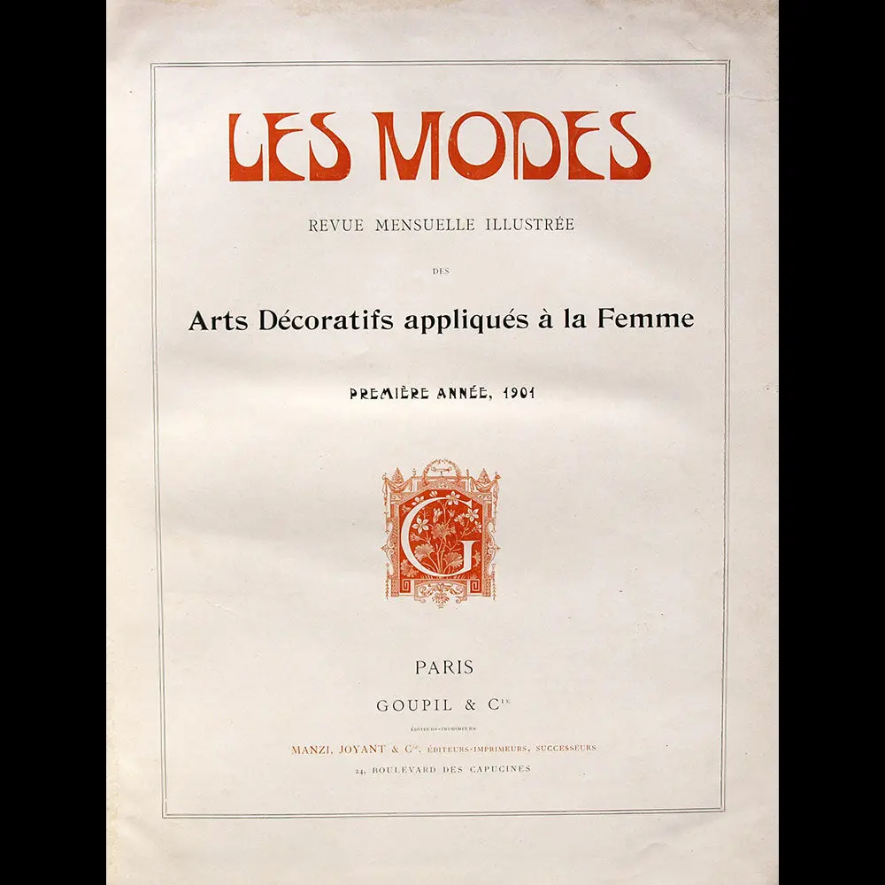 Les Modes - Réunion Des 12 Numéros De L'année 1901 1