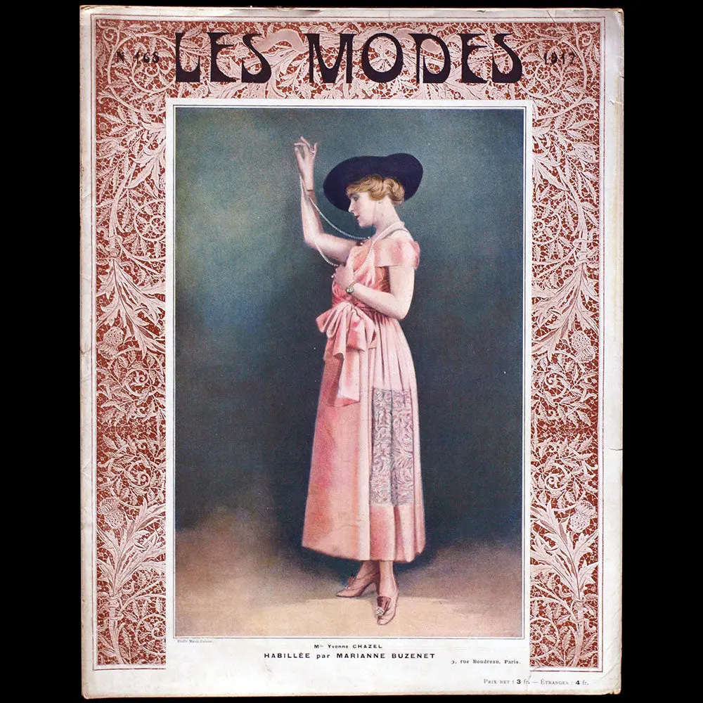 Les Modes, N° 168, Couverture De Mario Calosso (1917) 1