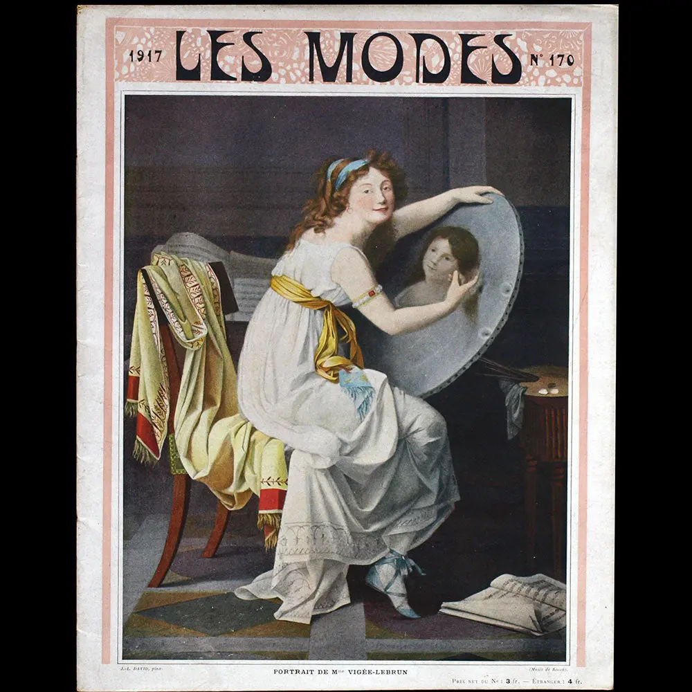 Les Modes, N° 170, Couverture De David (1917) 1
