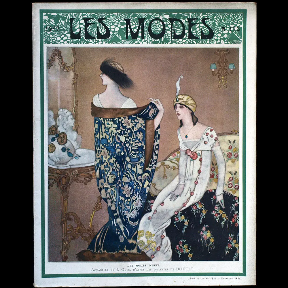 Les Modes, N° 173, Couverture De Javier Gosé (1917) 1