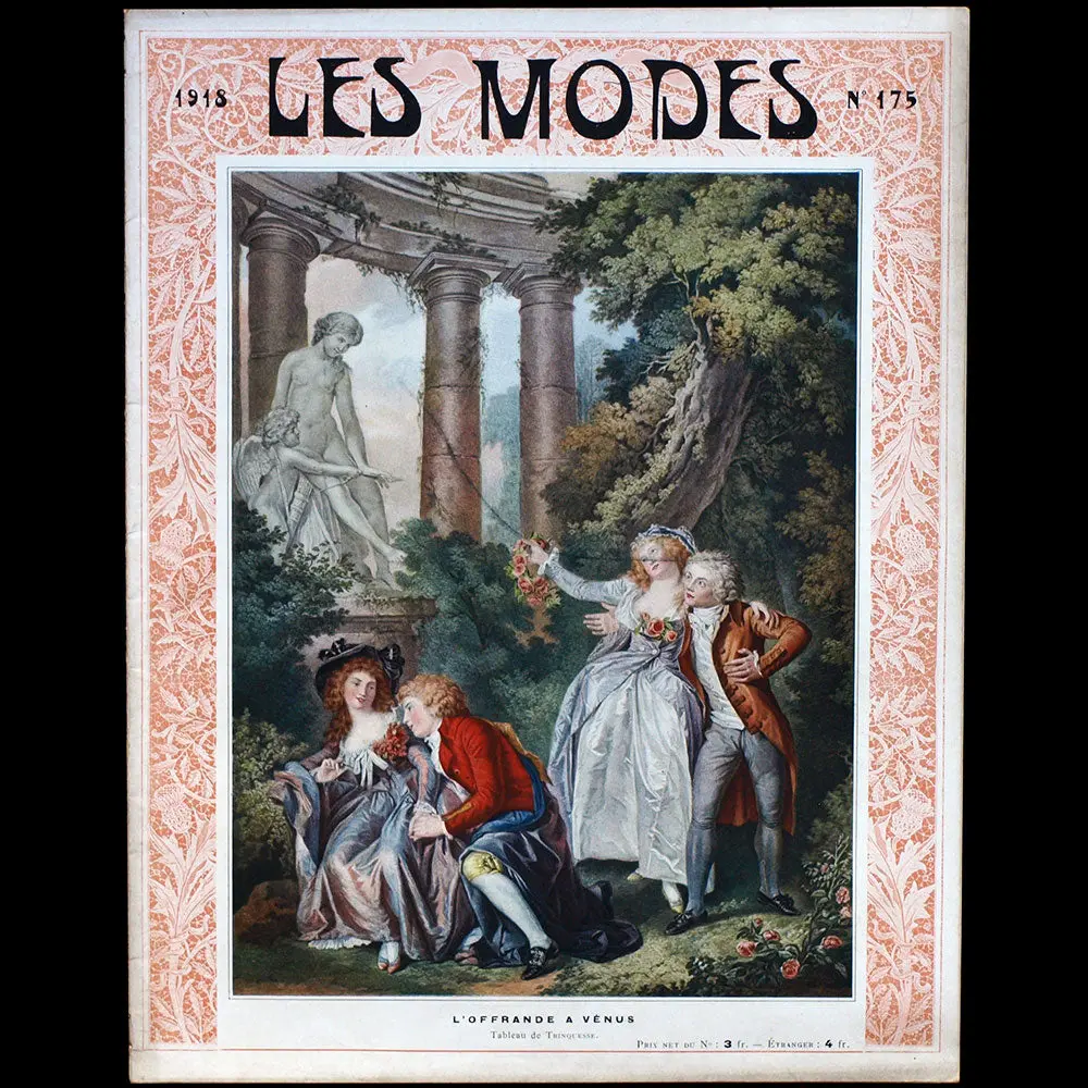 Les Modes, N° 175, Couverture De Trinquesse (1918) 1