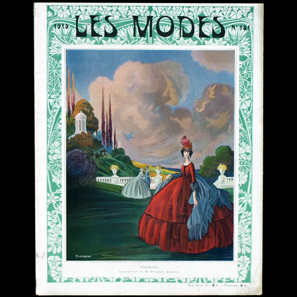 Les Modes, N° 181, Couverture  D'ottorino Andreini (1919) 1
