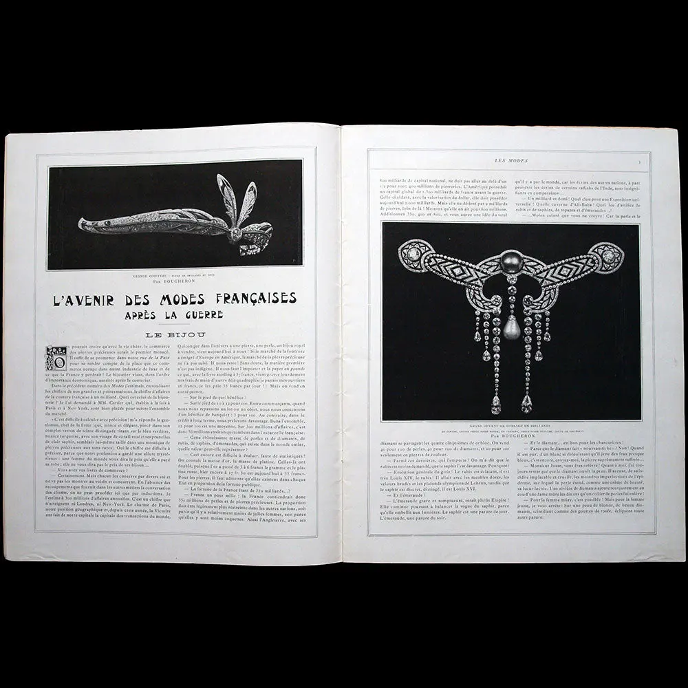 Les Modes, N°189 (Novembre 1919), Mlle Camille Calvat Habillée Par Beer 2