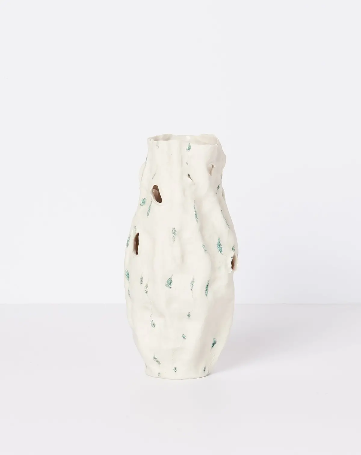 Green Dots Vase 1