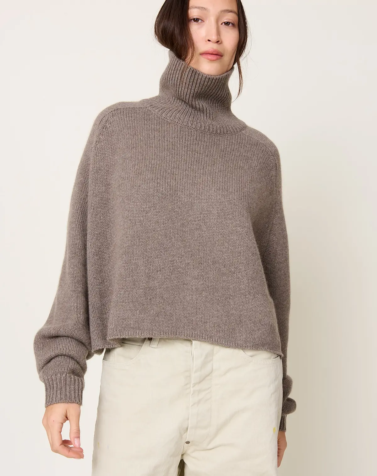 Cathie Sweater In Truffle 1