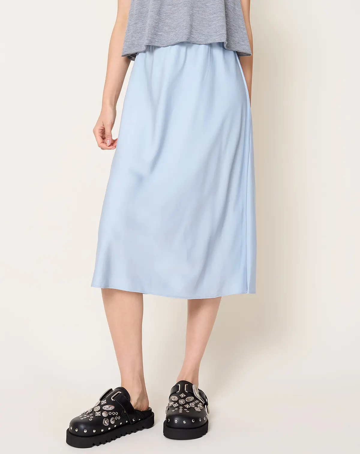 Midi Skirt In Surf 1