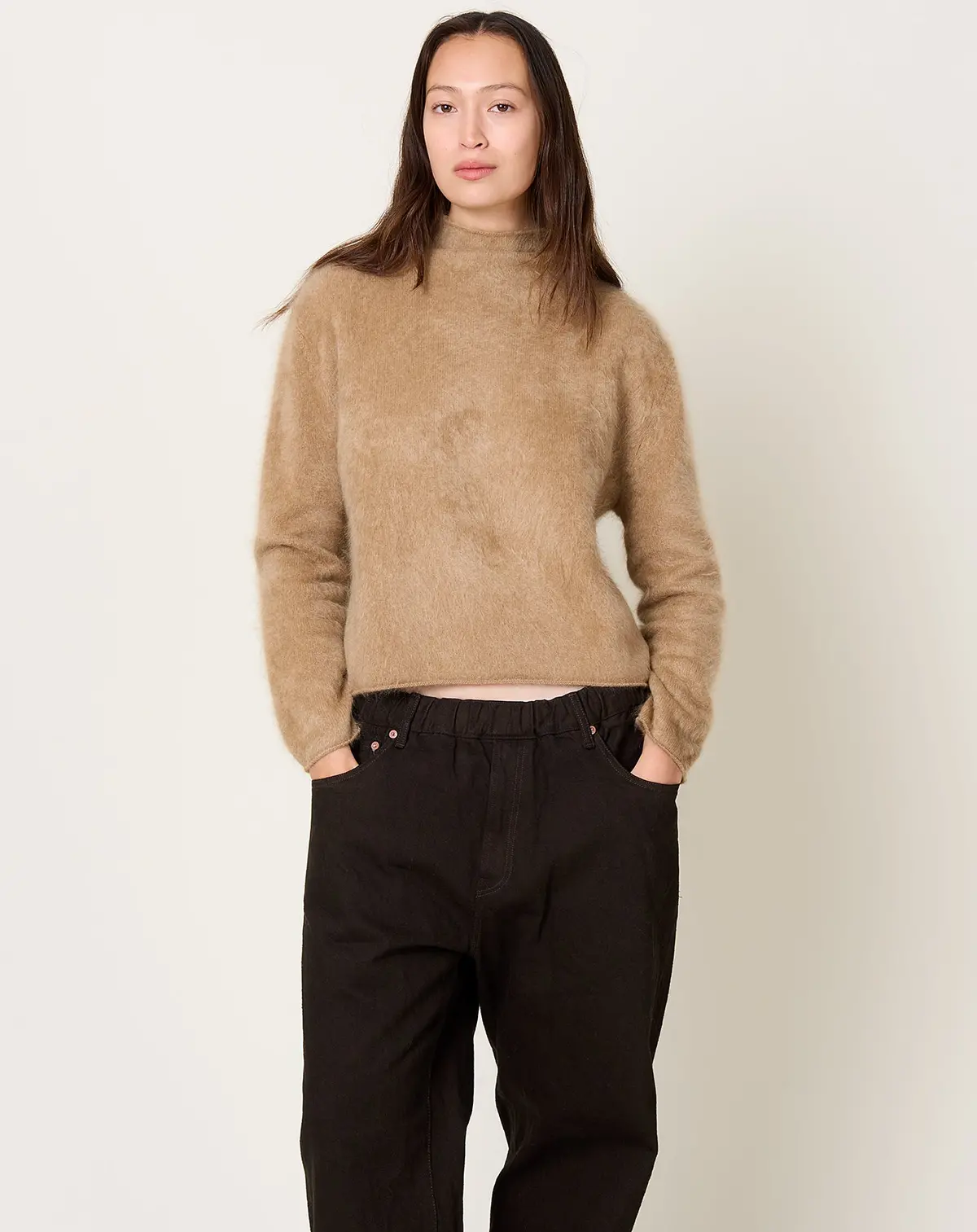 Sandy Sweater In Brushed Toffee 1