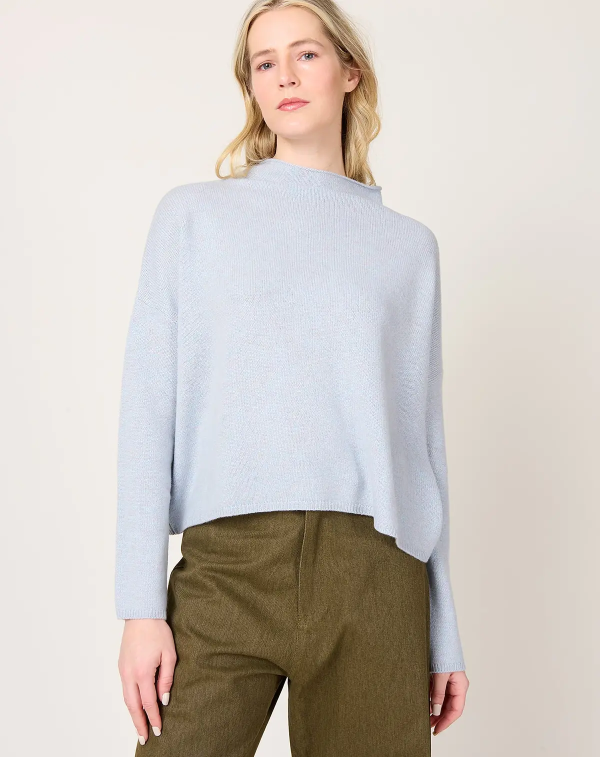 Sandy Sweater In Misty Blue 1