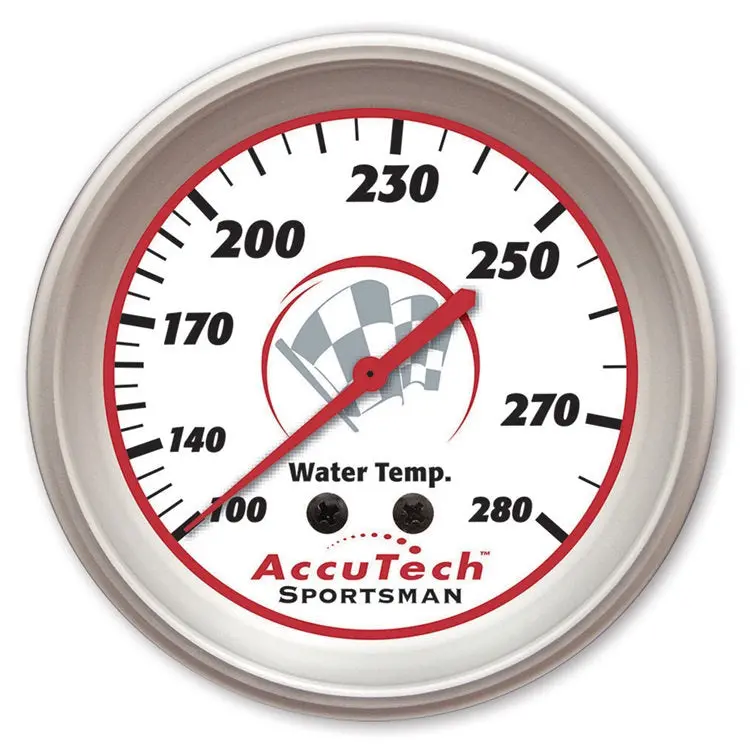 Accutech Sportsman Water Temp Gauge - 100º-280º F 1
