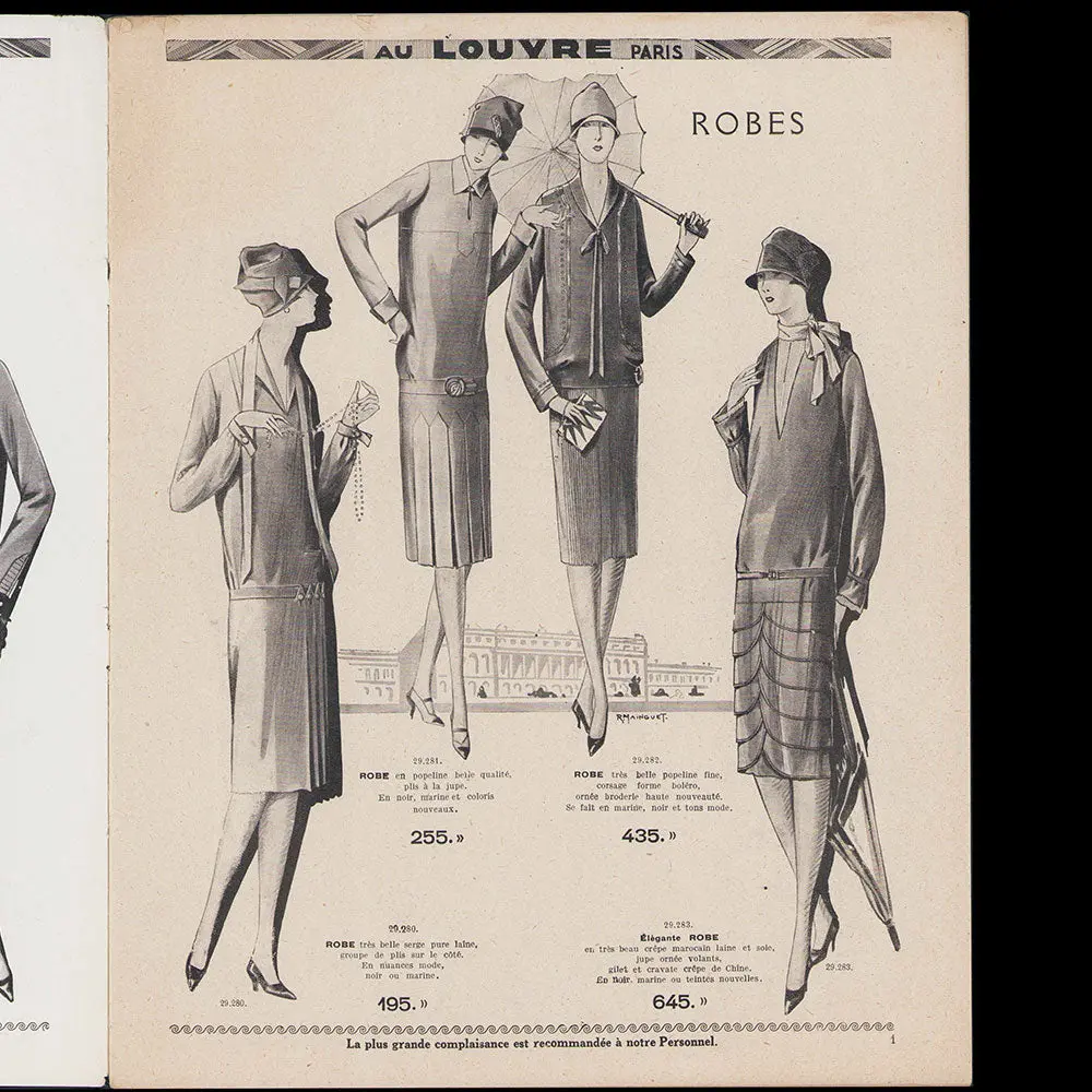 Grands Magasins Du Louvre - Catalogue Illustré Par André-Edouard Marty (1927) 2