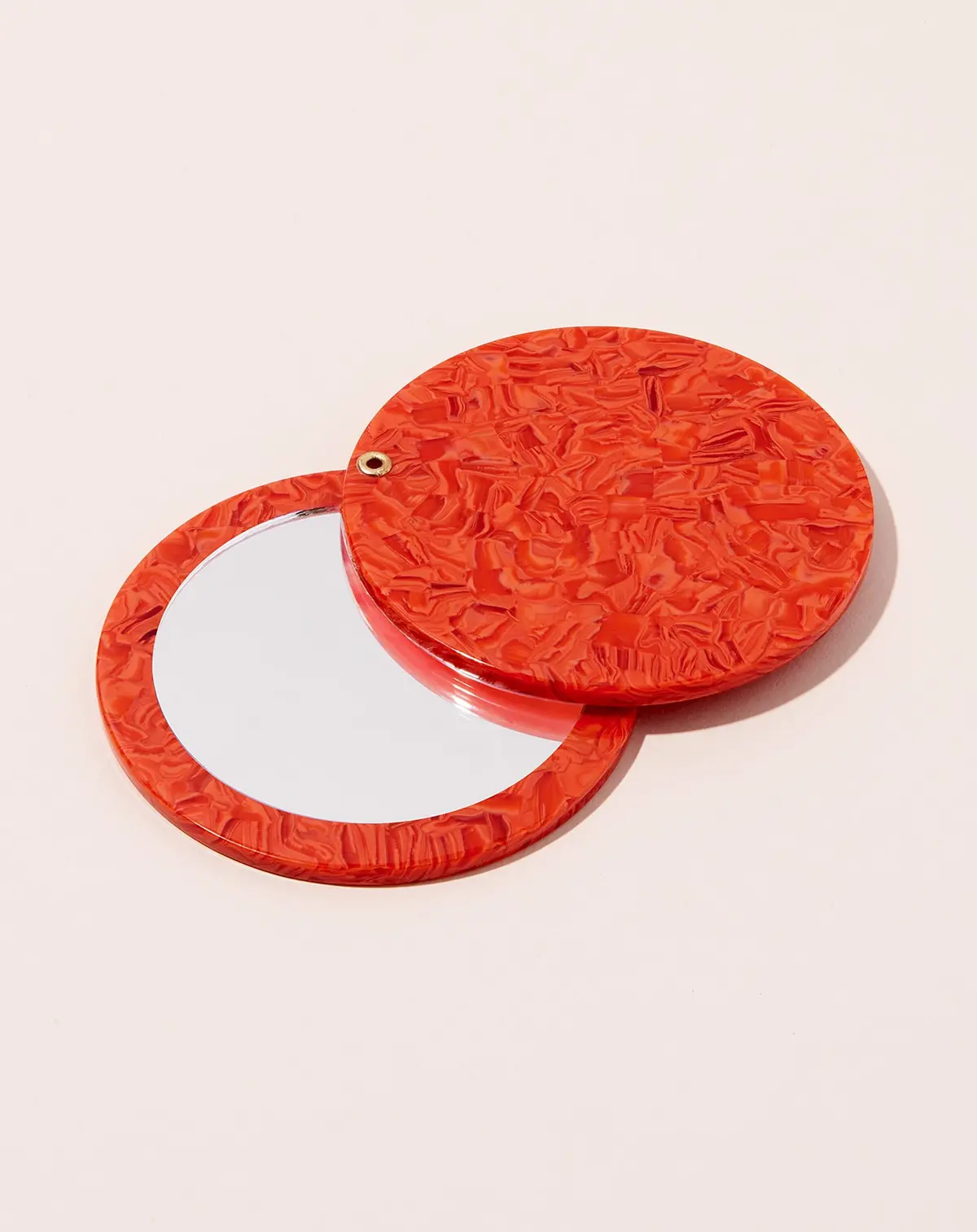 Circle Mirror In Poppy 1