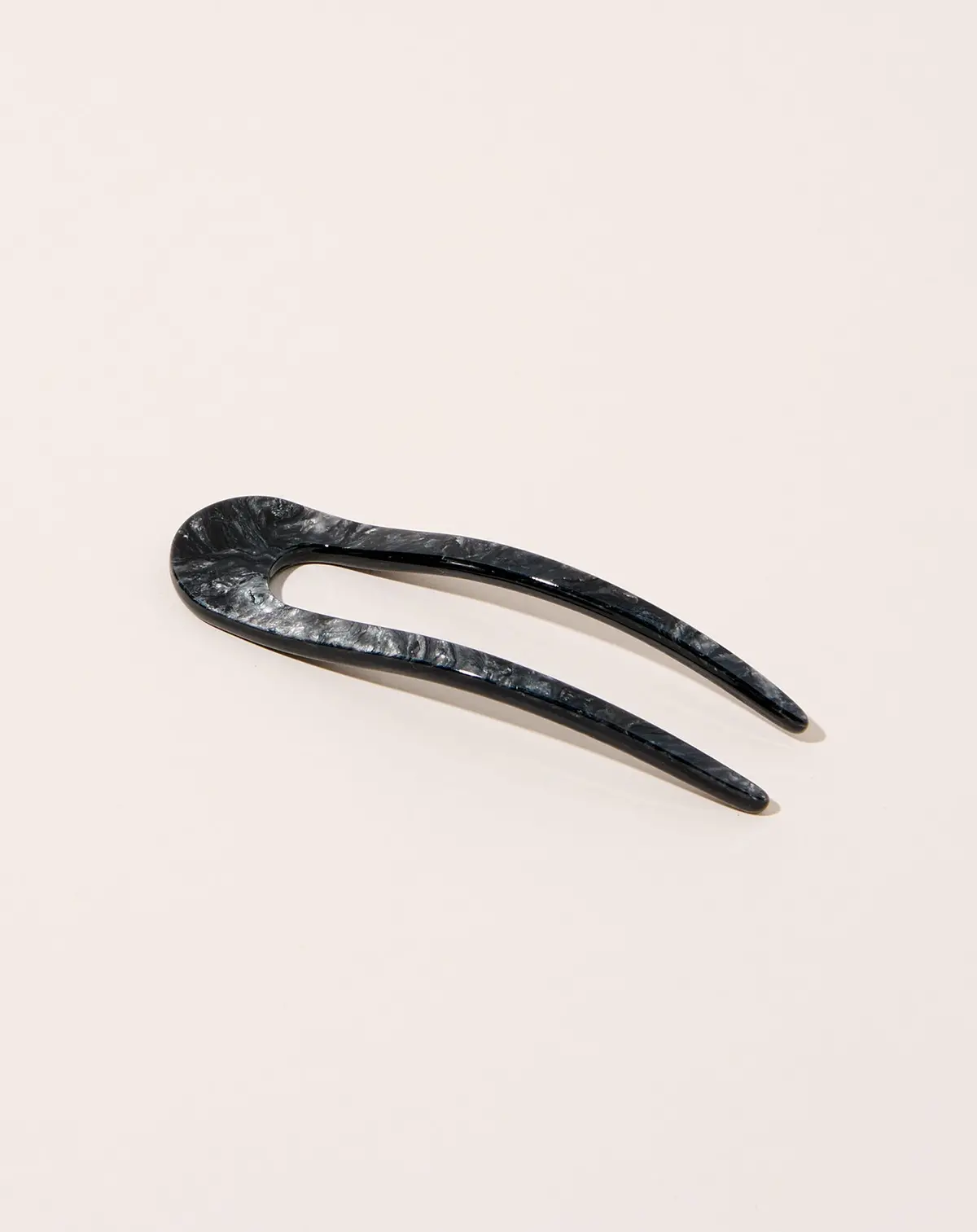 French Hair Pin In Obsidian 1