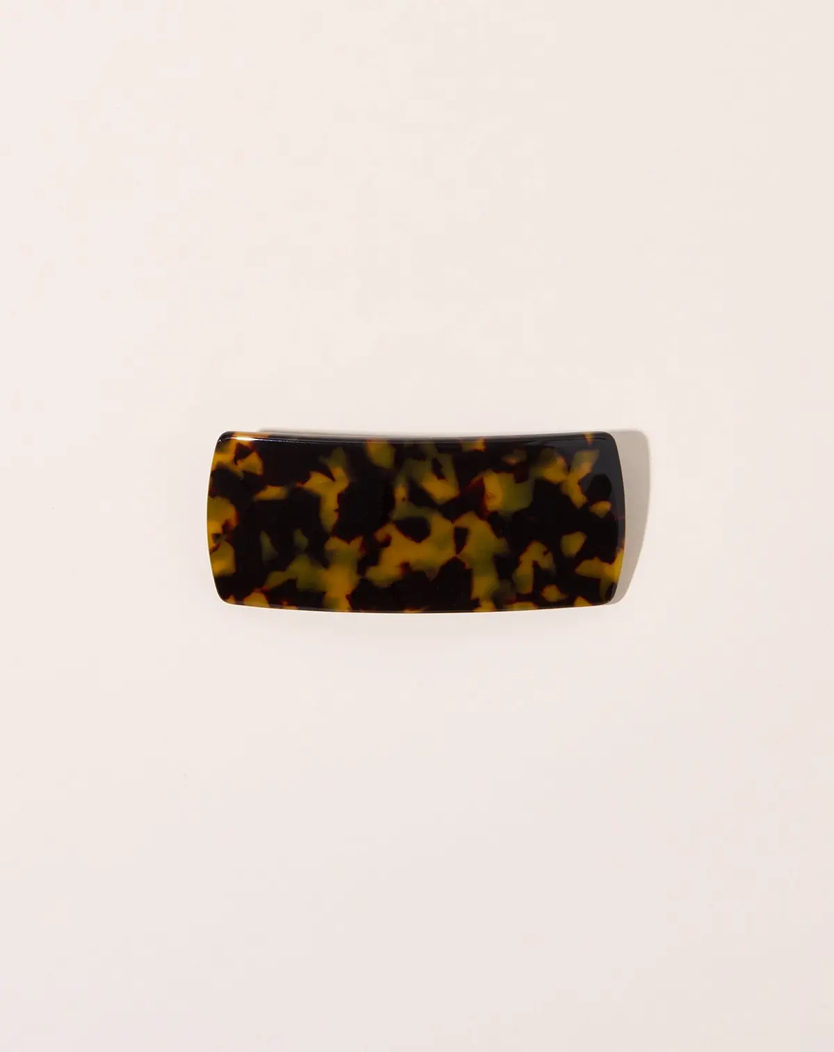 Jumbo Box Barrette In Classic Tortoise 1