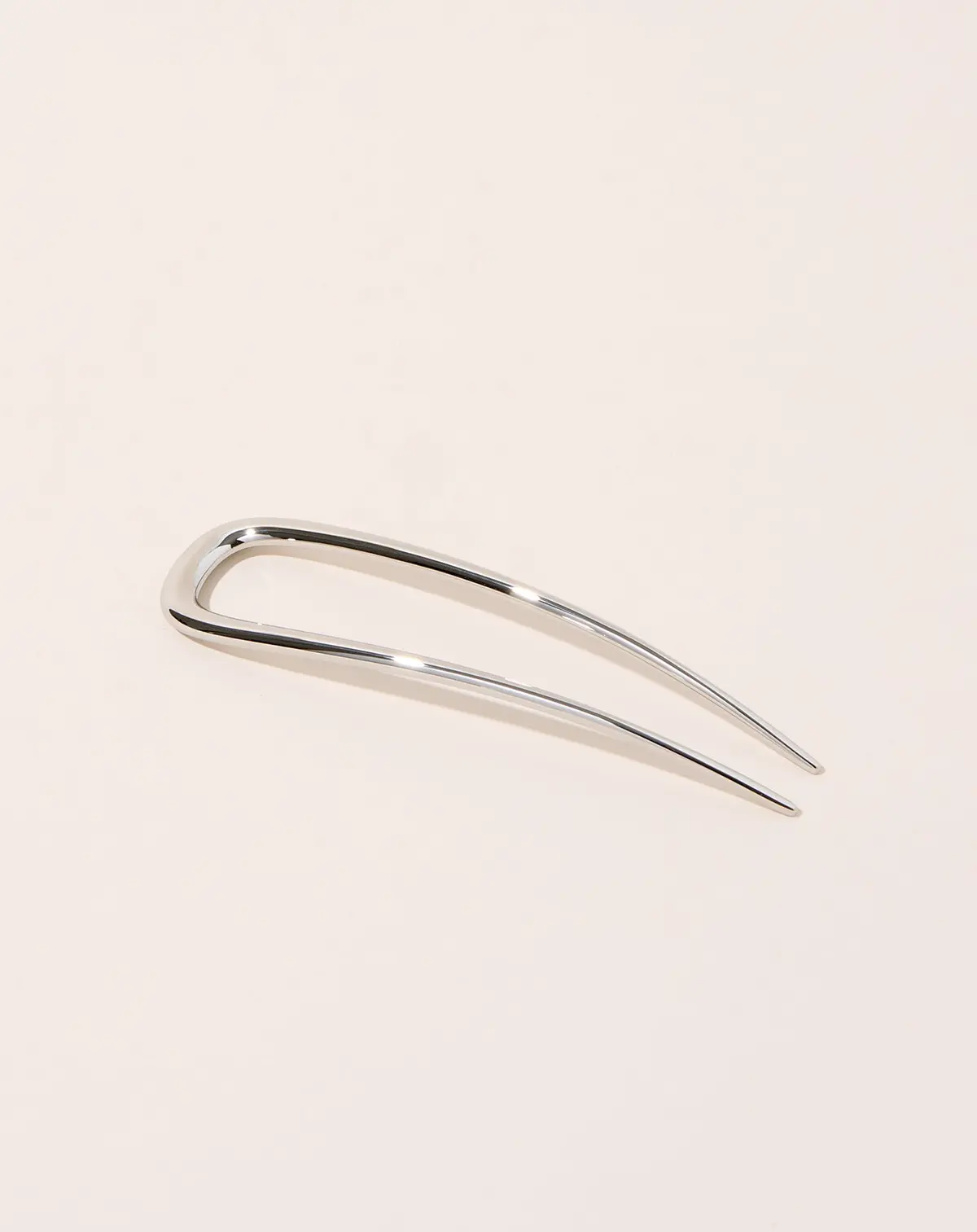 Midi French Hair Pin In Silver 1
