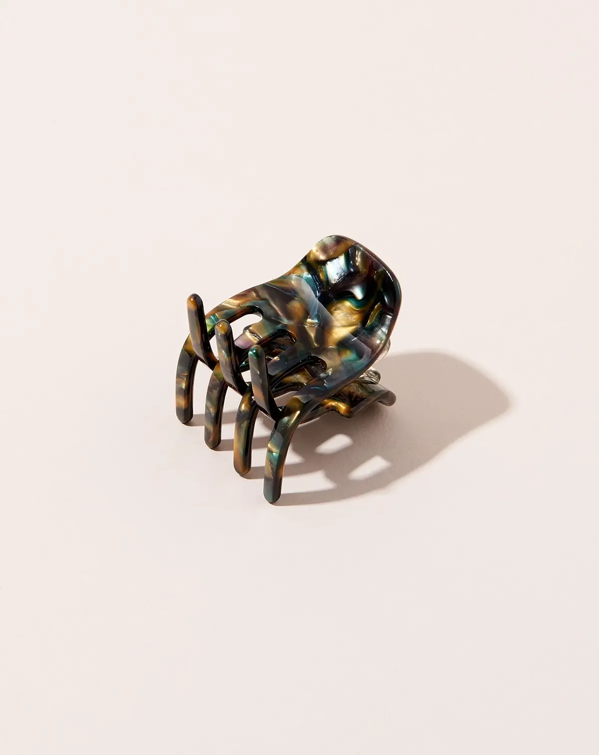 Mini Claw In Green Tortoise 1