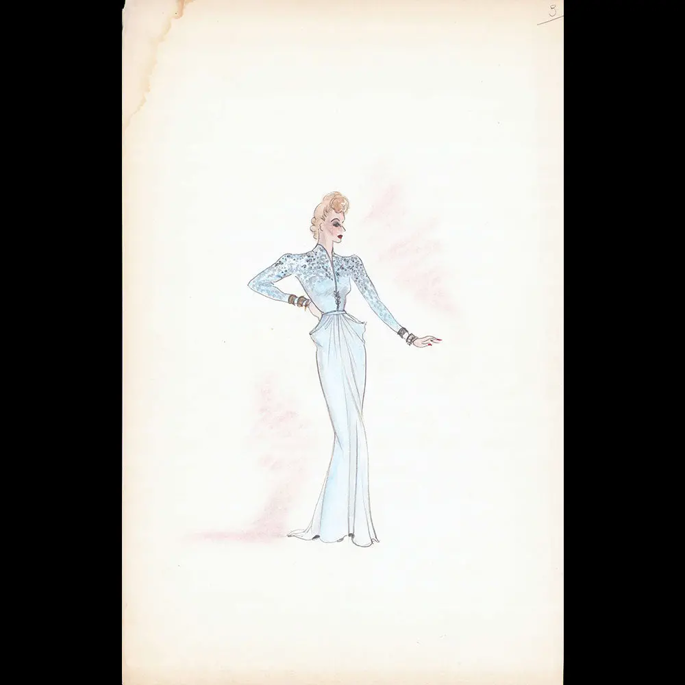 Maggy Rouff - Robe Du Soir (1940S) 1