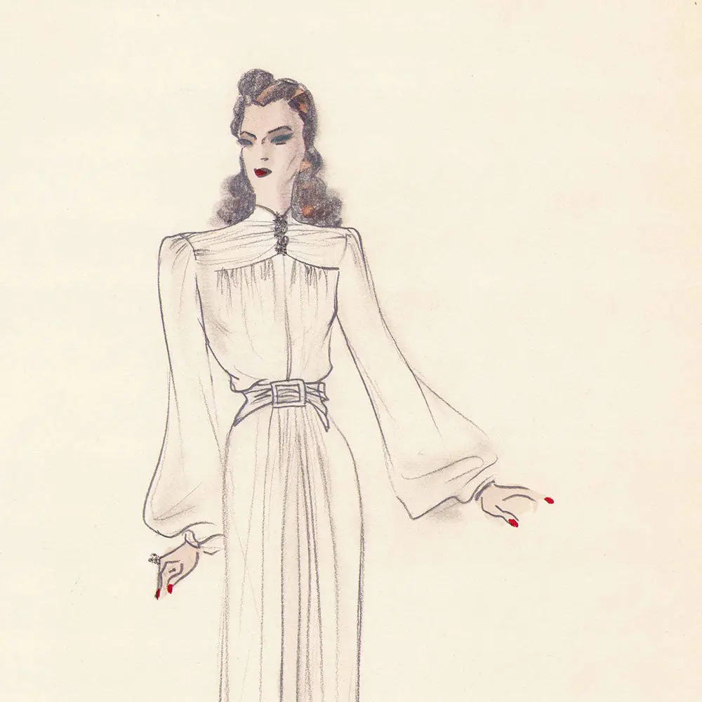 Maggy Rouff - Robe Du Soir (1940S) 2