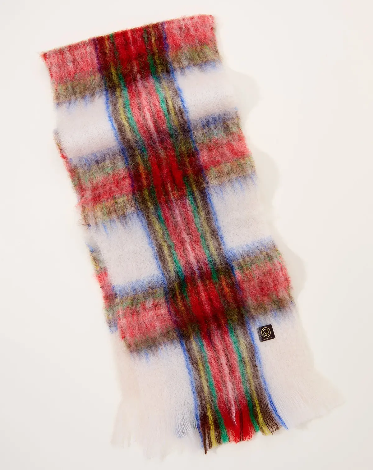 Mohair Tartan Scarf 1